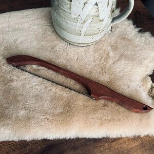 Vintage Wooden Bread Knife
